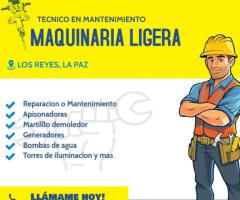 REPARACION Y MANTENIMIENTO DE MAQUINARIA LIGERA 
