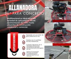 ALLANADORA O ALISADORA DE CONCRETO A UN SUPER PRECIO