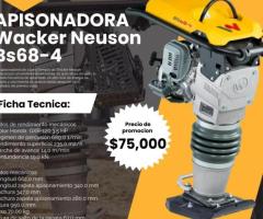 APISONADORA WACKER SOLO EN COLORS MAQUINARIA 