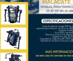 MALACATES PARA HAMACA DE 50 METROS DE CABLE 