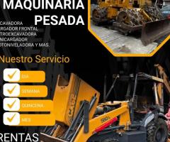 MAQUINARIA PESADA EN RENTA SOLO EN COLORS MAQUINARIA 
