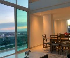 Penthouse de tres pisos y terraza con vista 360 en Barranquilla 
