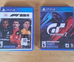 Simulador de carreras PS4 + Logitech G29 + Gran Turismo 7 + F1 23