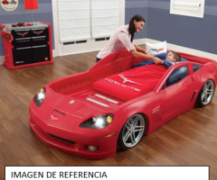 CAMA USADA PARA NIÑO FORMA CORVETTE MARCA STEP 2