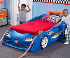 CAMA USASADA PARA NIÑO HOTWHEELS MARCA STEP 2